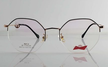 Metal Fashion – M04 – Eyewear - Unisex - Half-Rimless